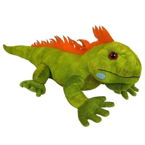 Wild Republic Iguana Plush Stuffed Animal Bearded Dragon Lizard Green 24 inch - Picture 4 of 9